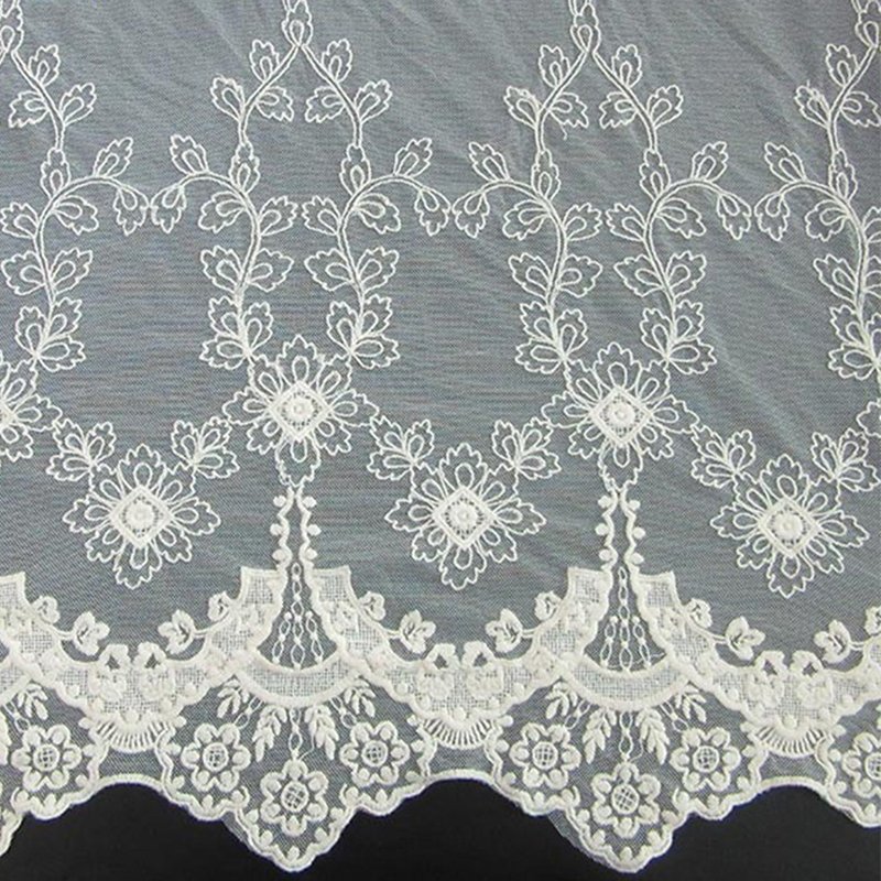 Lace Trim Polyester Sequin Fabric for Apparel Wholesale Supplier 5
